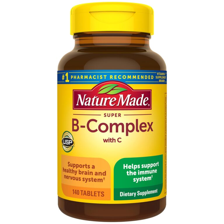 🔥 Nature Made Super B Complex with Vitamin C & Folic Acid, B Complex Vitamins for Women and Men  — $9.39  (was $16.19)