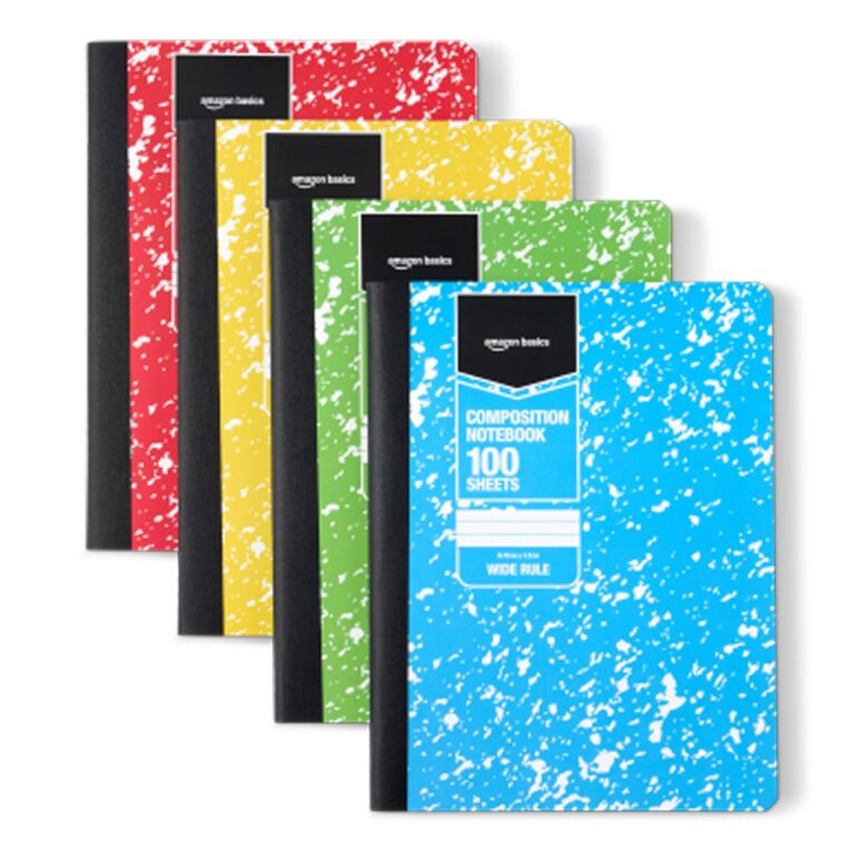 🔥 Amazon Basics Composition Notebook, Wide Ruled  — $5.00  (was $8.79)