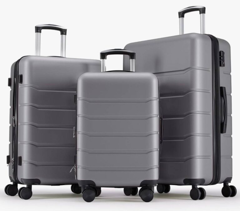 🔥 OLIXIS 3-Piece Luggage Set, Carry On Suitcases with Spinner Wheels, Expandable Travel Luggage with TSA Approved Lock & A  — $89  (was $144)