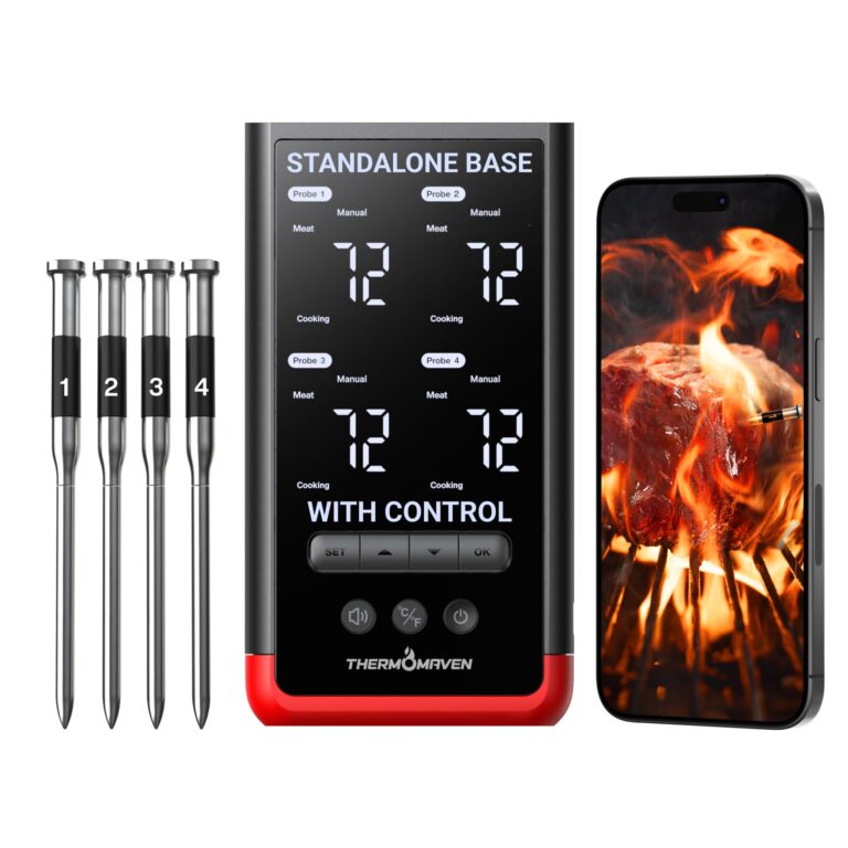 🔥 ThermoMaven Smart Bluetooth Wireless Meat Thermometer: Standalone Base  — $144.99  (was $279.99)