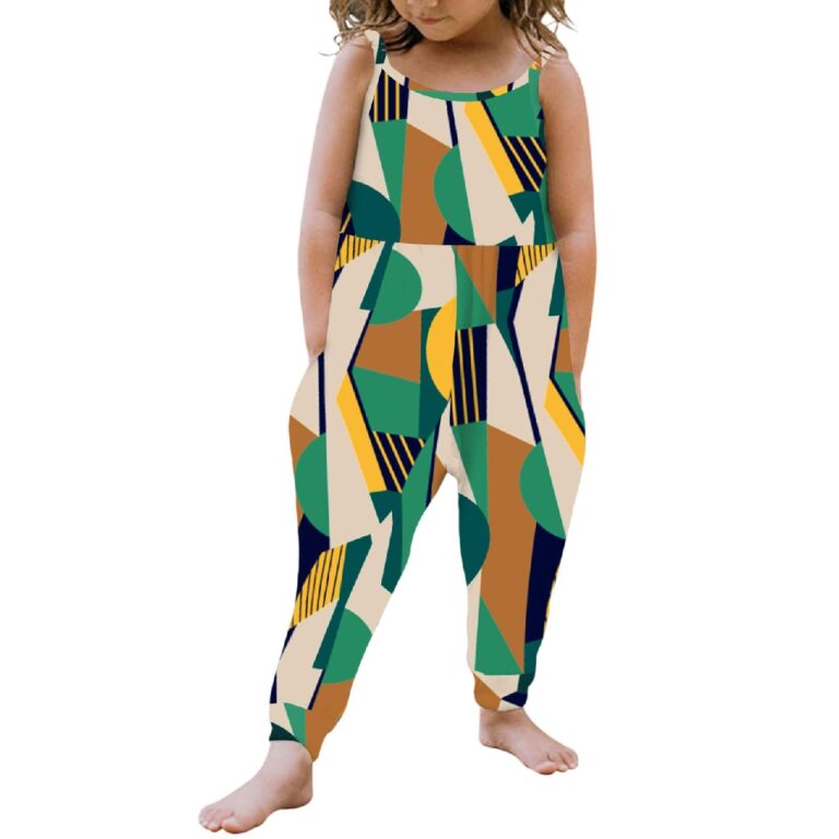 🔥 Kislio Toddler Baby Girls Jumpsuit One Piece Mermaid Romper Sleeveless Strap Summer  — $9.99  (was $14.99)