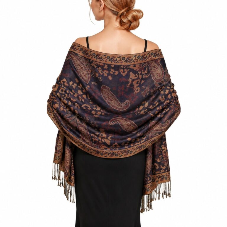 🔥 YuiFiare Reversible Paisley Shawl, Large Soft Scarf Wrap for Women  — $7.49  (was $14.99)