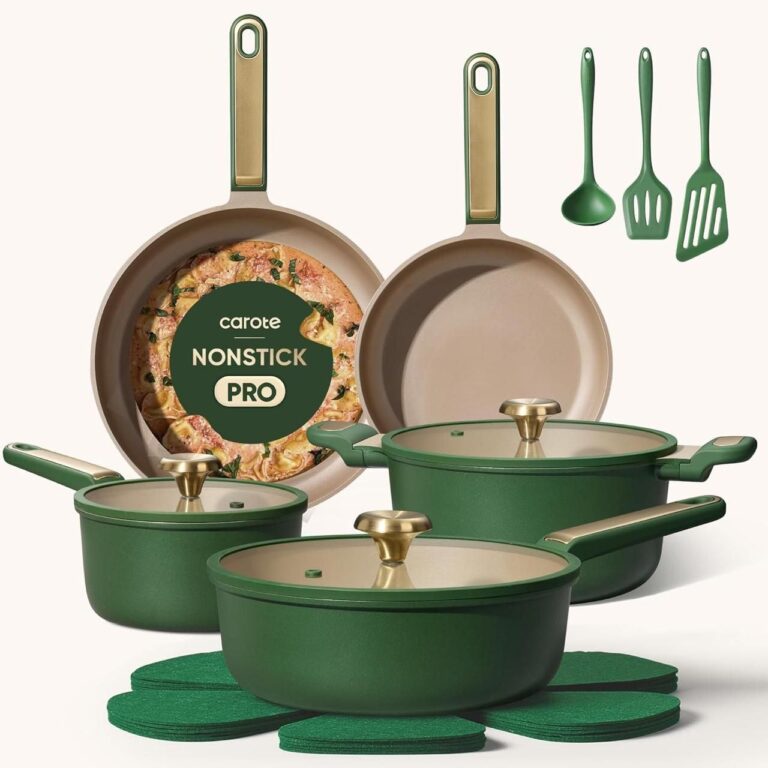 🔥 CAROTE Pots and Pans Set Non stick, Cookware Set