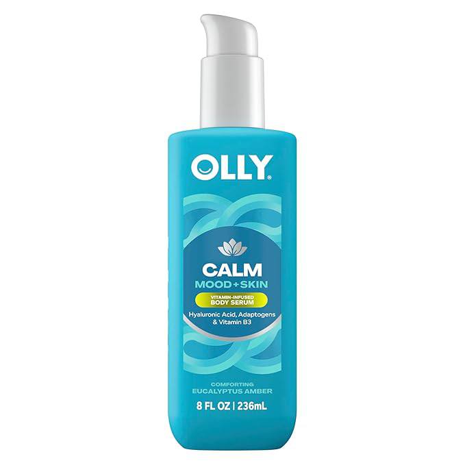 🔥 OLLY Calm Body Lotion-Serum with Hyaluronic Acid, Adaptogens & Vitamin B3– Nourishing Cleanser for Skin Barrier Repair,   — $3  (was $9)