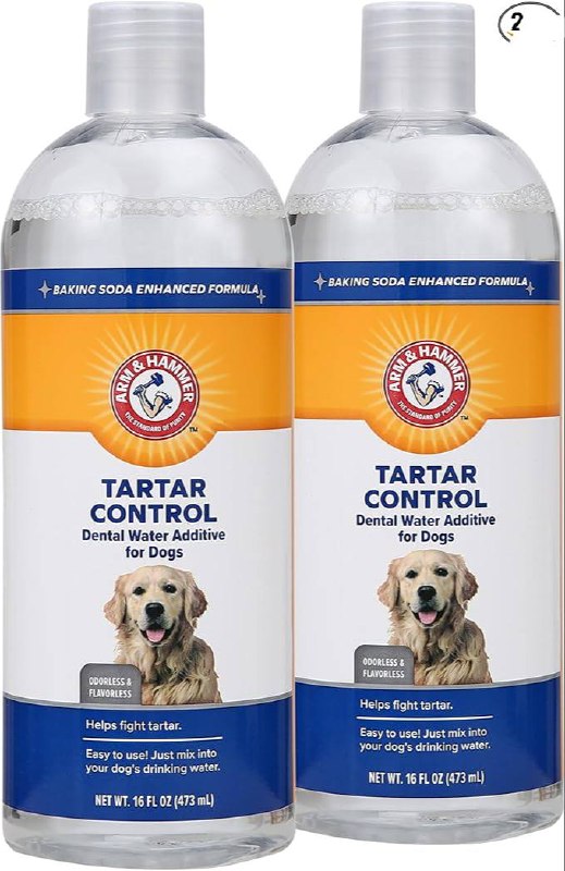 🔥 Arm & Hammer Clinical Care Dental Rinse for Adult Dogs, Odorless Flavorless Water Additive for Daily Plaque, Tartar, and  — $6  (was $18)