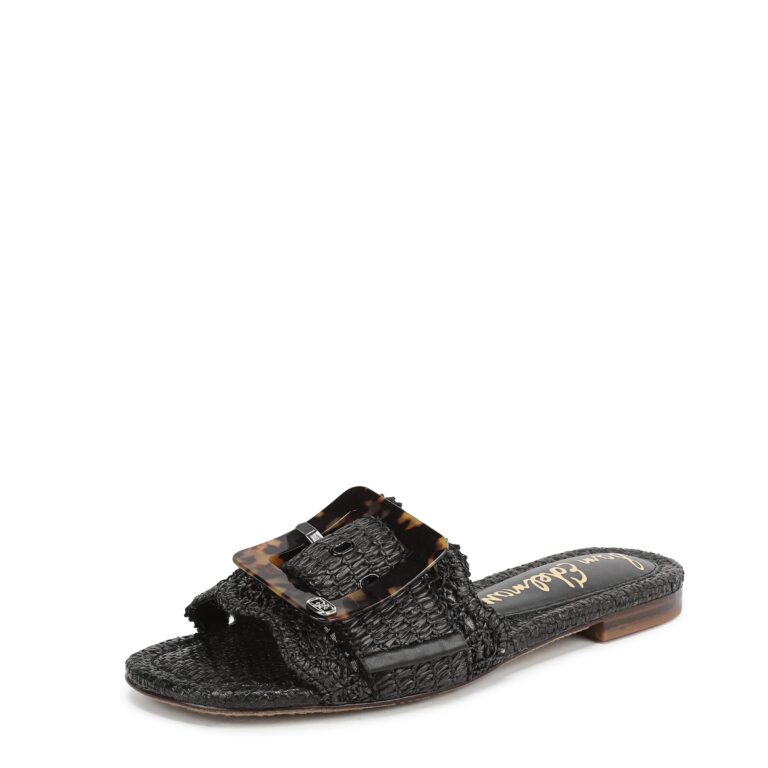 🔥 Sam Edelman Women’s Bambi Slide Sandal Black 12 M  — $53.90  (was $110.00)