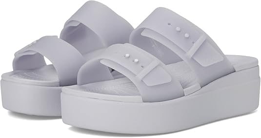🔥 Crocs Brooklyn Buckle Low Wedge sandals