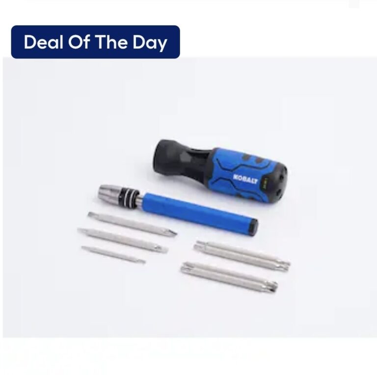 🔥 Kobalt QL3 24-in-1 Screwdriver w/Precision 14 -Piece 2-in Multi-Bit Replaced Combination Tip Screwdriver Set  — $8  (was $24)