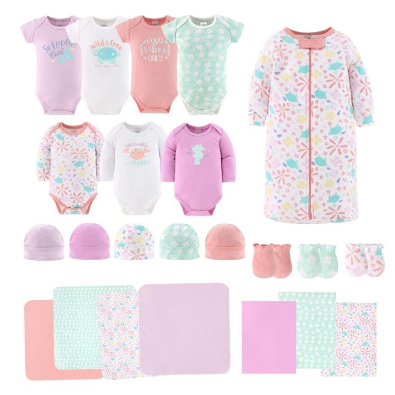🔥 The Peanutshell Baby Layette Gift Set for Girls – 23 Piece New Born Girl Gift Set