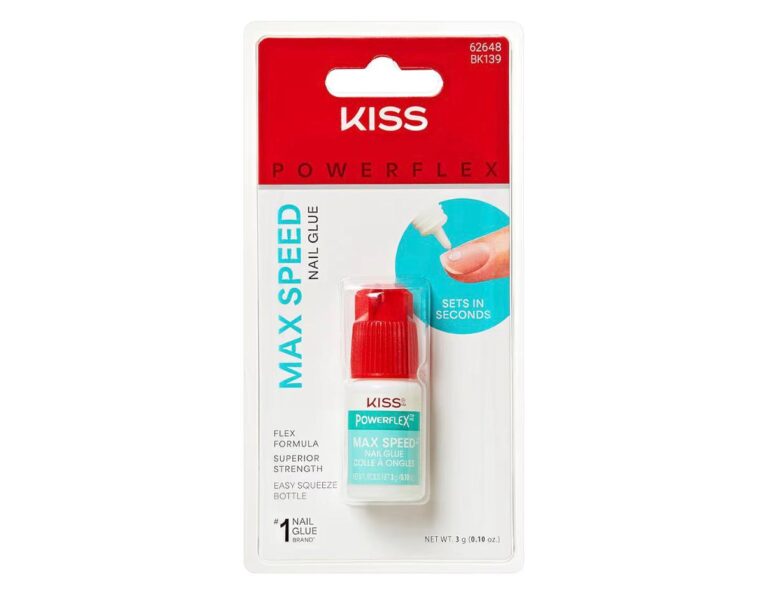 🔥 Kiss PowerFlex Maximum Speed Nail Glue – Fast Drying Adhesive for Glue-On Nails & Repairs with Nozzle Tip Applicator, Id  — $1  (was $4)