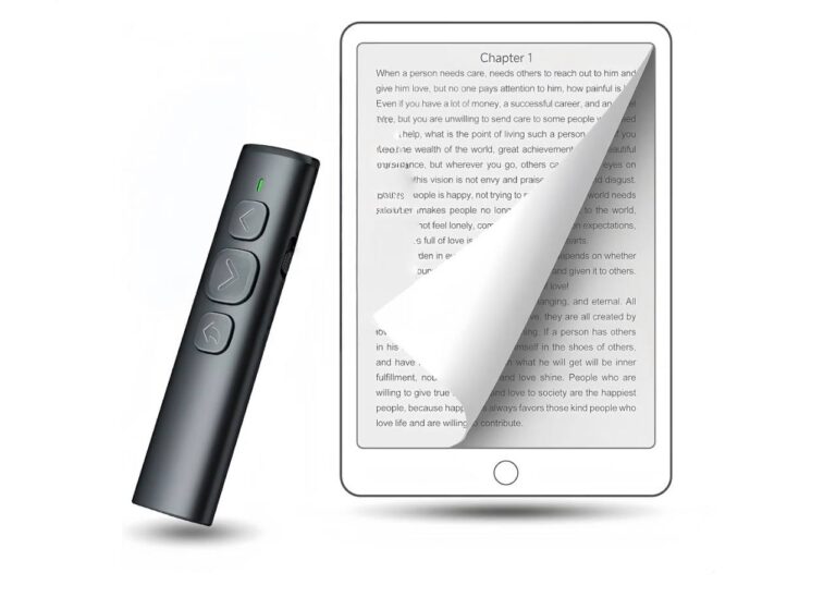 🔥 Page Turner Remote for iPad iPhone, Bluetooth Remote Control Short Video Scrolling for TikTok YouTube, iPhone Camera Shu  — $3