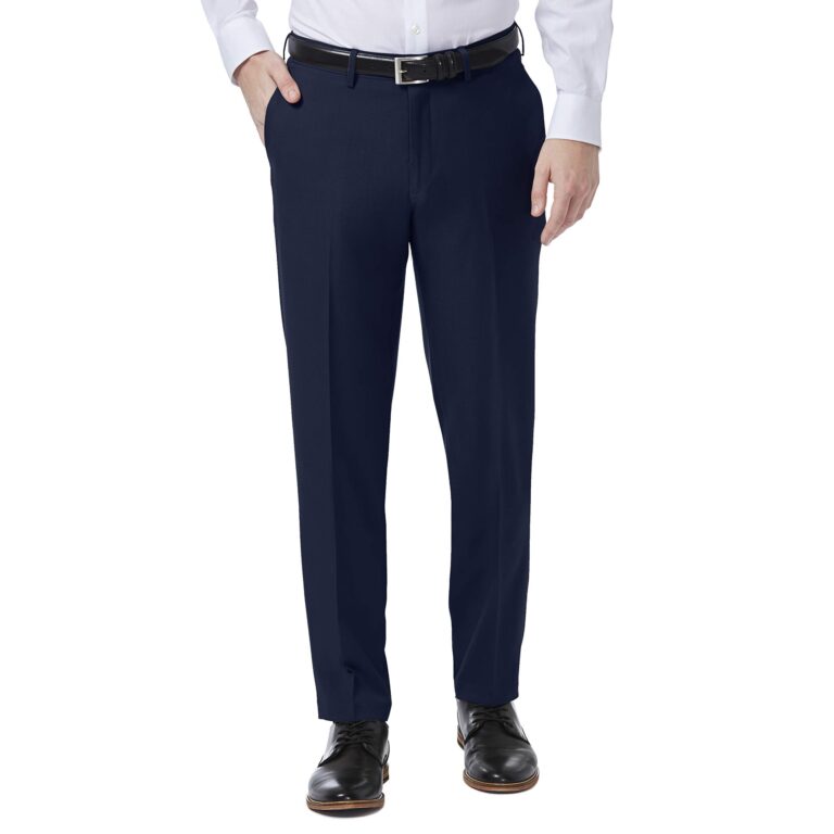 🔥 Haggar Men’s Premium Comfort Stretch Slim Fit Dress Pant Pants  — $21.01  (was $42.69)