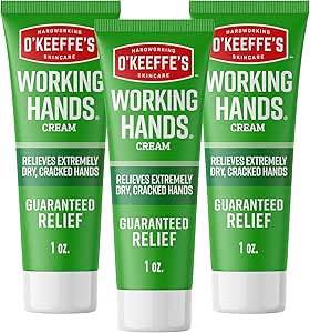 🔥 O’Keeffe’s Working Hands Hand Cream for Extreme Dryness – 1 oz Tube (3 Pack) – Repairing Skincare for Cracked, Dry Hands  — $6  (was $13)