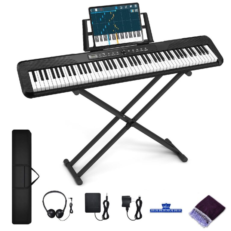 🔥 88 Key Piano Keyboard, Electric Digital Piano with Semi Weighted Keys  — $114.99  (was $219.99)