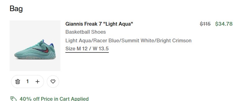 🔥 DEEP Discount! Giannis Freak 7 Basketball Shoes for  — $34.78