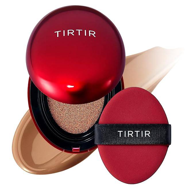 🔥 TIRTIR Mask Fit Red Cushion Foundation | Full coverage, Weightless, Skin fit, Satin Glow Finish, Korean Makeup BB Founda  — $9  (was $25)