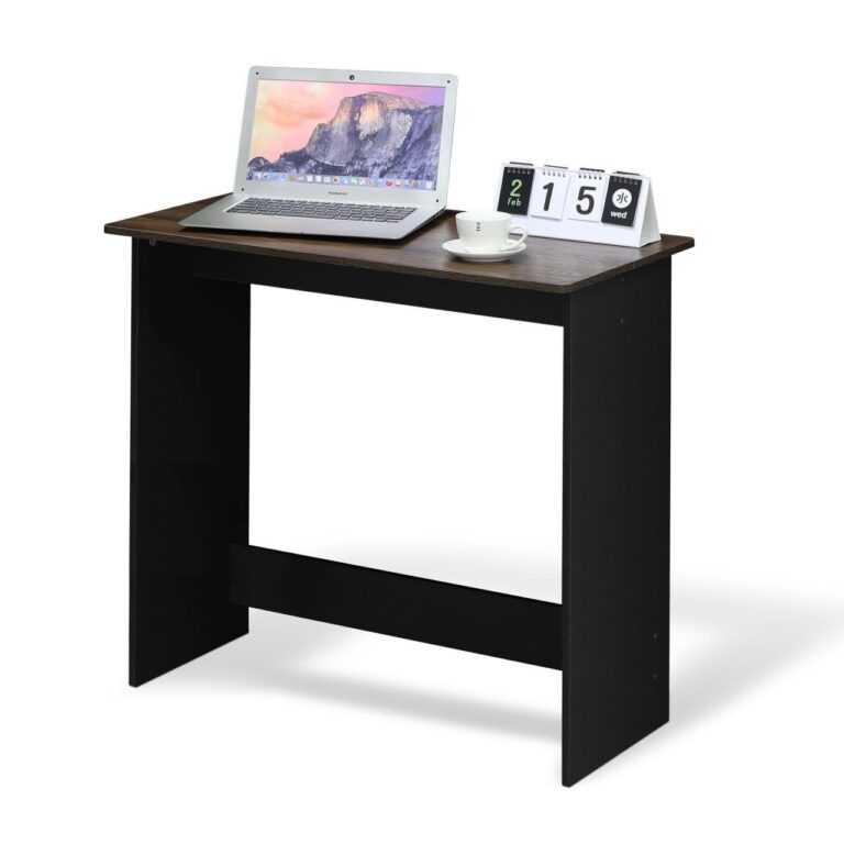 🔥 FURINNO Simplistic Study Table, Columbia Walnut