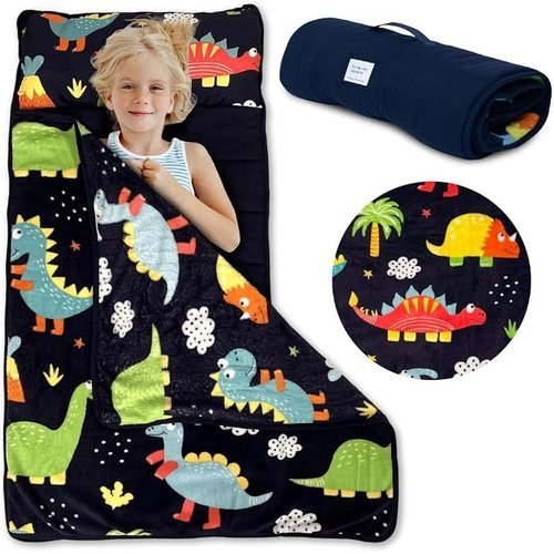 🔥 Dinosaur Toddler Nap Mat with Pillow  — $10.99  (was $21.99)