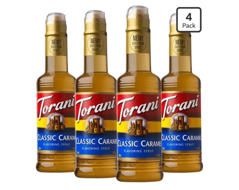 🔥 Torani Classic Caramel Syrup 12.7 Ounce, 4 Count  — $8  (was $20)