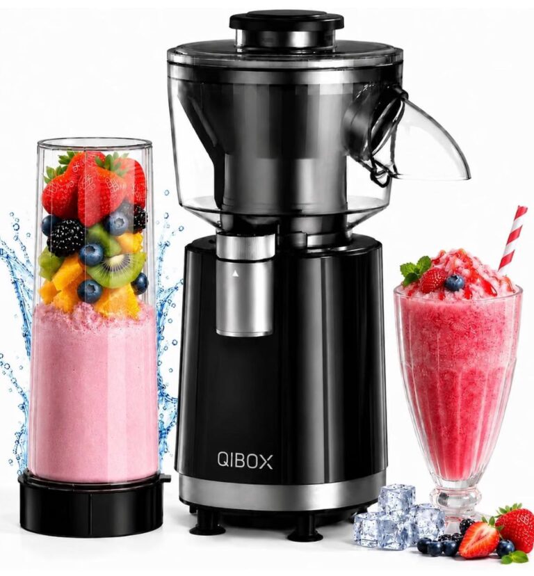 🔥 QIBOX 2-in-1 Snow Cone Machine & Smoothie Blender | 700W Electric Ice Shaver for Home Kitchen  — $39  (was $99)