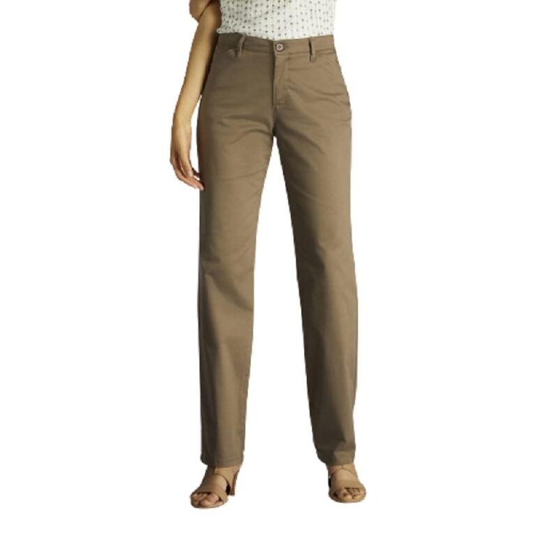 🔥 Lee Women’s Relaxed Fit All Day Straight Leg Pant Deep Breen 10 Short  — $17.20  (was $42.90)