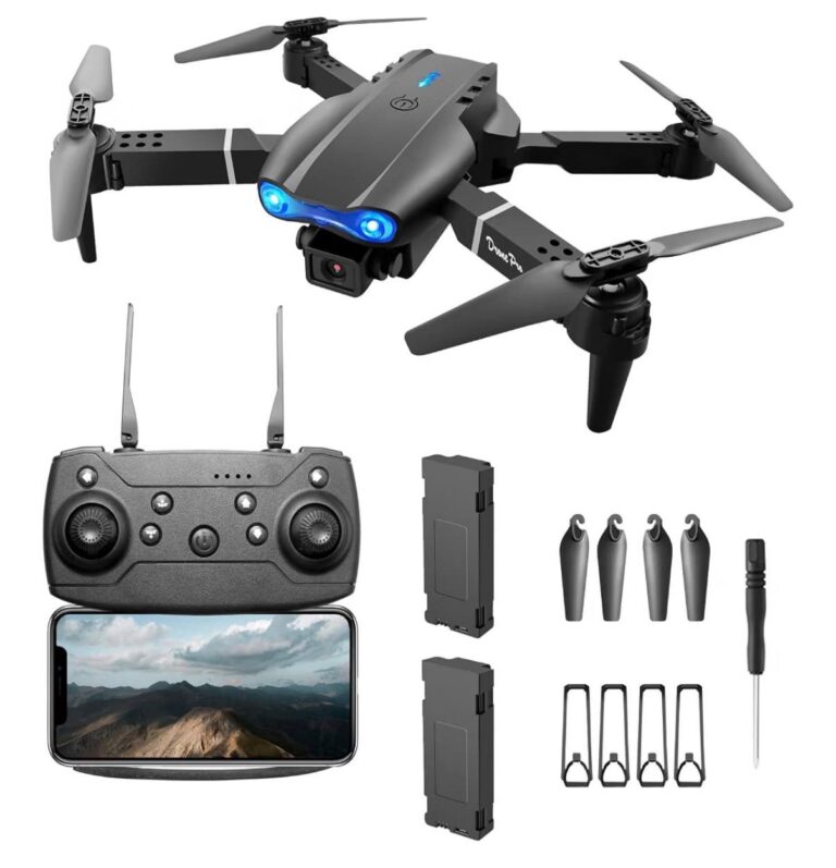 🔥 FPV Drone with 1080P Dual HD Cameras Upgraded Version RC Quadcopter for Adults, Beginner WiFi RC Drone Live Video, One K  — $22  (was $69)