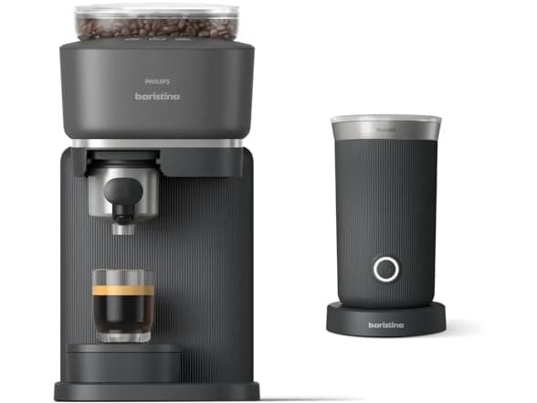 🔥 Philips Baristina Espresso Machine+Milk Frother Bundle  — $199  (was $529)