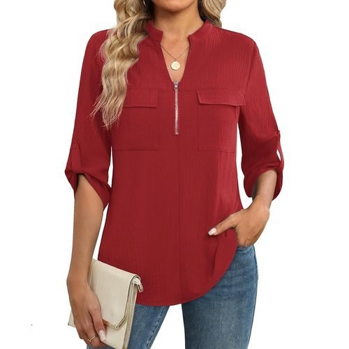 🔥 Funlingo Womens Flowy Tunic Blouses  — $8.99  50% off