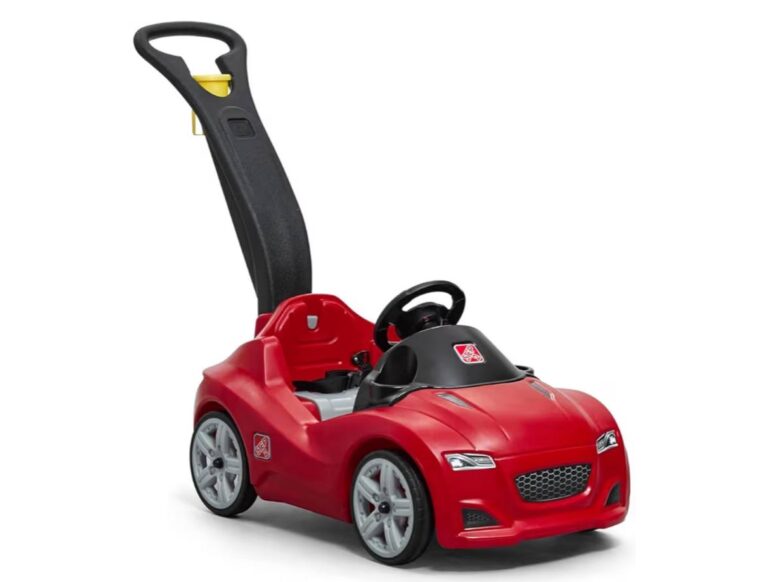 🔥 Step2 Whisper Ride Cruiser Kids Push Car, Ride On Toy, Stroller Substitute, Includes Seat Belt & Horn, Made of Durable P  — $51  (was $85)