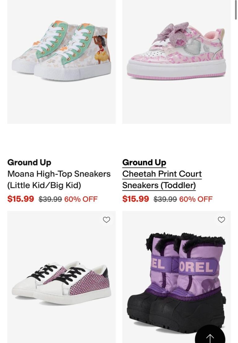🔥 Zappos Kids Shoes Up