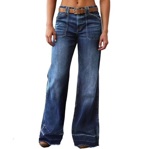 🔥 Wide Straight Leg Stretchy Jeans for Women  — $17.99  (was $38.99)