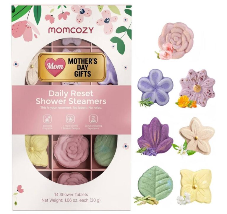 🔥 Momcozy 14-Pack Shower Steamers with 7 Floral Scents, Mothers Day Gifts, Gifts for Women, Wife, Girlfriend & Mom, Bridal  — $11  (was $29)