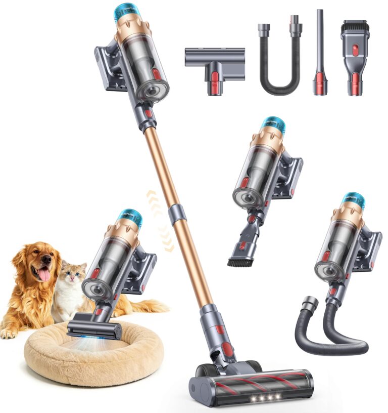 🔥 Cordless Vacuum Cleaner, 55KPA 650W 70Mins Stick Vacuum Cleaners for Home with Motorized Bed Brush  — $99.59  (was $229.99)