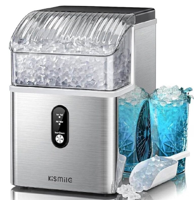 🔥 Nugget Ice Makers Countertop,Portable Ice Machine with Crushed Ice, 35lbs/Day,Self-Cleaning,One-Click Operation  — $149