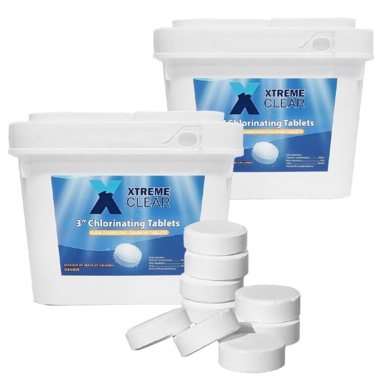 🔥 Xtremeclear 2-Pack 3″ Swimming Pool Chlorine Tablets | Pro-Grade Pool Sanitizer Long  — $56.00  (was $99.95)