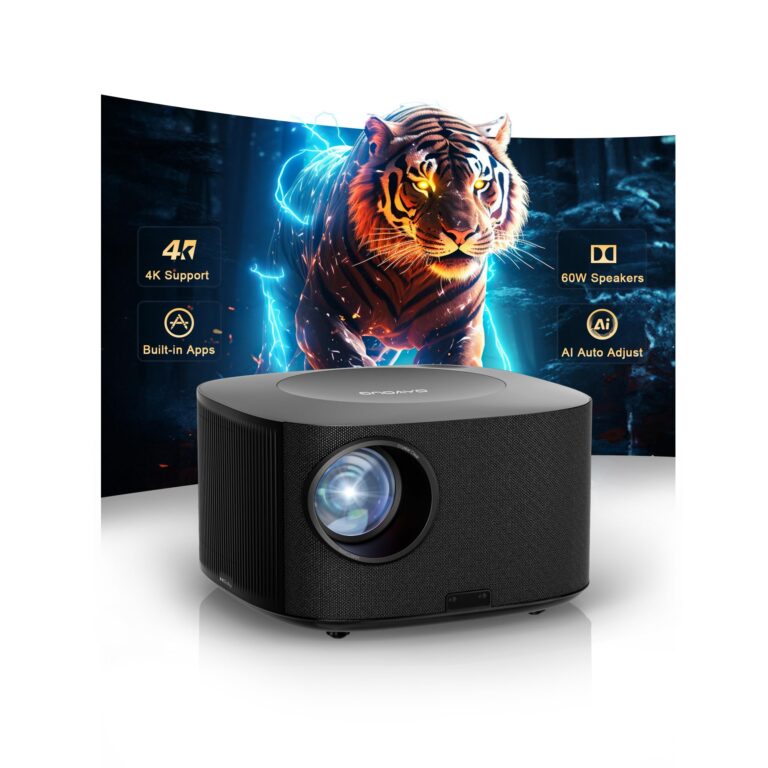 🔥 Outdoor-Projector-4K with WiFi and Bluetooth:[3500 Bright/60W Dolby Audio/Official Licensed Apps],Smart  — $260.59  (was $433.51)