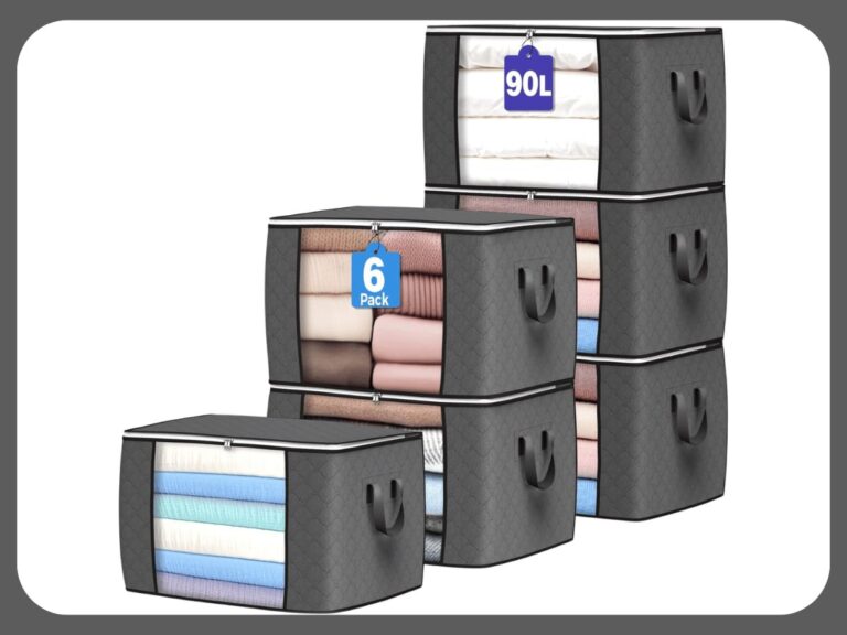 🔥 Large Clothes Storage Bins 6-Pack Only  — $10  (was $20)