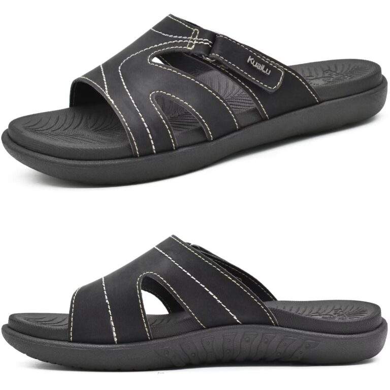 🔥 KuaiLu Womens Fashion Orthotic Slides Ladies Lightweight Athletic Yoga Mat Walking  — $21.05  (was $31.58)