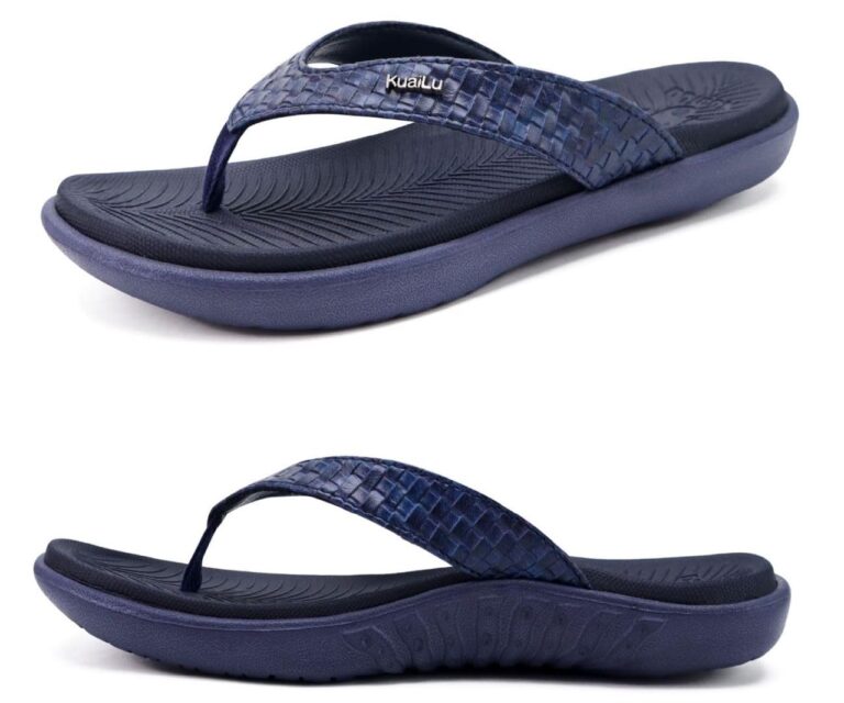 🔥 KuaiLu Flip Flops For Women Arch Support Ladies Yoga Mat Walking Thong Cushion Sandals  — $23.08  (was $32.99)