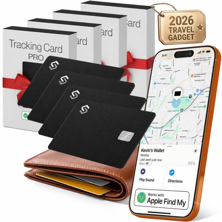 🔥 SPOTMINDERS Apple MFi Certified Credit Card Wallet Tracker PRO 4  — $95.98  (was $144.97)