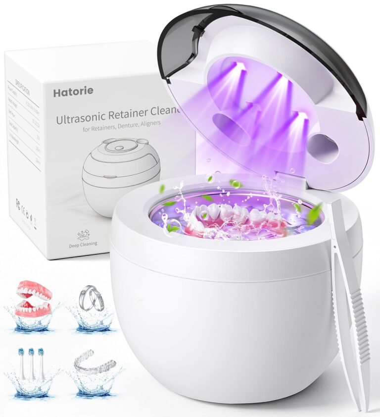 🔥 Ultrasonic Retainer Cleaner Machine, 45kHz Deep Gentle Dental Cleaning Pod with 304  — $24.69  (was $59.98)