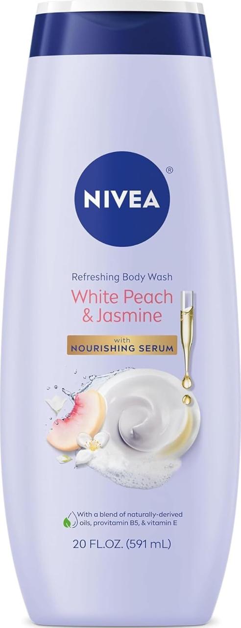 🔥 NIVEA Refreshing White Peach and Jasmine Body Wash  — $3  (was $8)