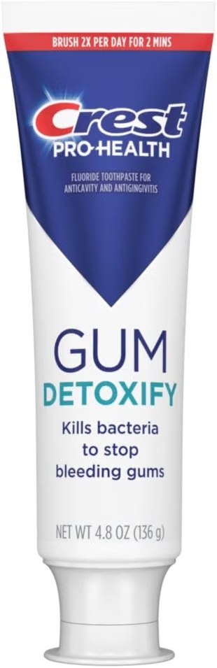 🔥 Crest Pro-Health Gum Detoxify Deep Clean Toothpaste 4.8 oz – Anticavity, Antibacterial Flouride Toothpaste, Clinically P  — $3  (was $7)