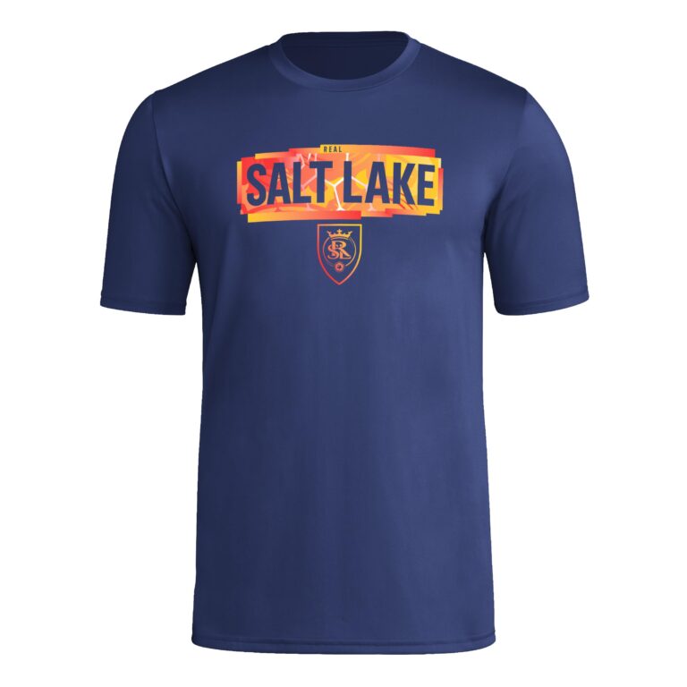 🔥 adidas Men’s Real Salt Lake Local Pop Short Sleeve Pre-game T  — $12.30  (was $40.00)