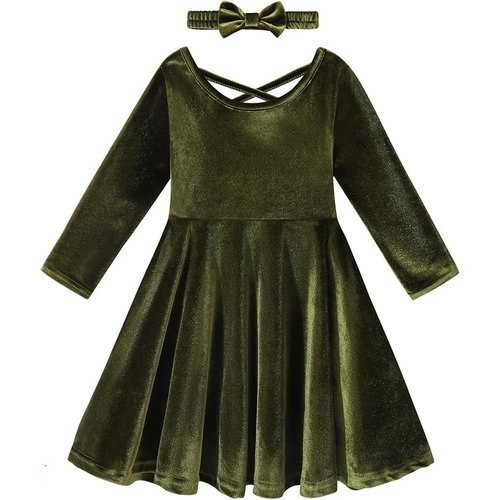 🔥 Weixinbuy Toddler Velvet Twirl Dresses  — $9.99  50% off