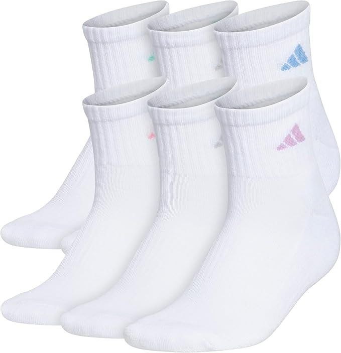 🔥 6-Pair adidas Athletic Ankle Socks