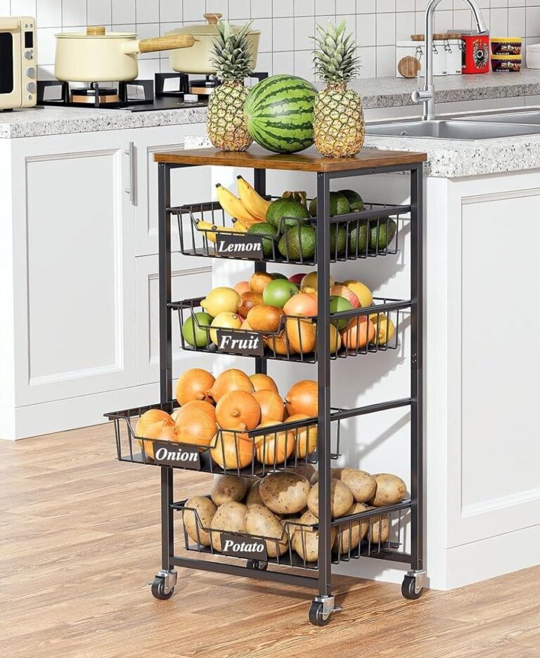 🔥 5-Tier Utility Kitchen Organizer