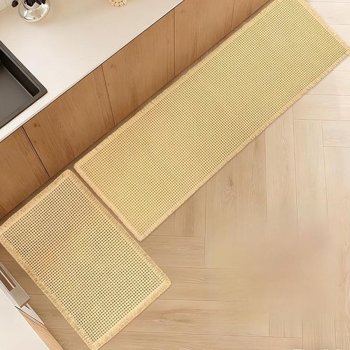 🔥 Luxury Waffle Bath Mat, Super Absorbent Non Slip Bathroom Rugs, Boho Ultra Soft Comfort Machine Washable Quick Dry Floor  — $26.99  (was $52)