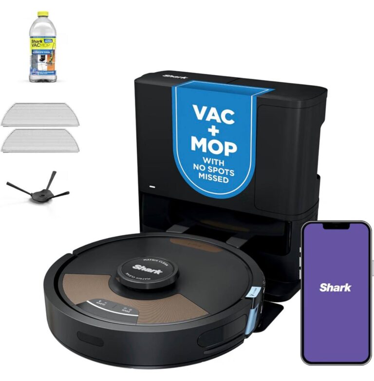 🔥 Shark Matrix Plus 2in1 Robot Vacuum & Mop with Sonic Mopping, Matrix Clean, Home Mapping, HEPA Bagless Self Empty Base,   — $269  (was $699)
