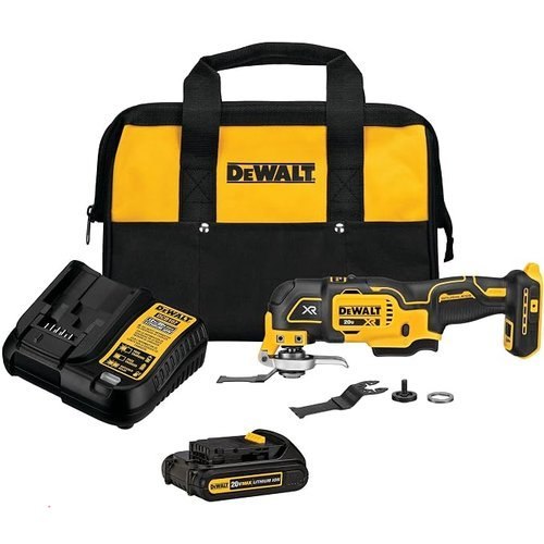 🔥 DEWALT 20V MAX XR Oscillating Tool Kit with Blades, 3 Speed Cordless Brushless Multitool, Up to 20,000 OPM, LED Light, B  — $93.99
